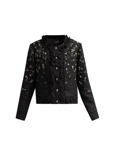 Kobi Halperin Women's Marshall Embellished Tweed Jacket | Thumbnail 1