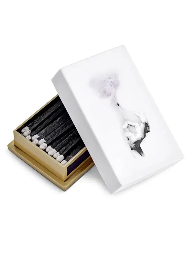 L'Objet Matches & Match Box/17 oz. - White