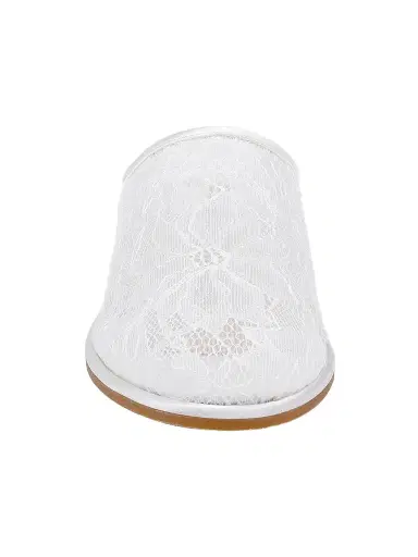 BADGLEY MISCHKA Women's Yumi Floral Lace Mules | Thumbnail 5 BADGLEY MISCHKA Women's Yumi Floral Lace Mules | Thumbnail 5