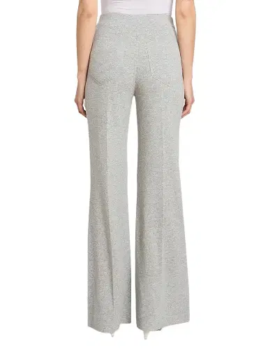 Victoria Beckham Women's Alina Wool-Blend Pants - Mid Grey Marl | Thumbnail 3