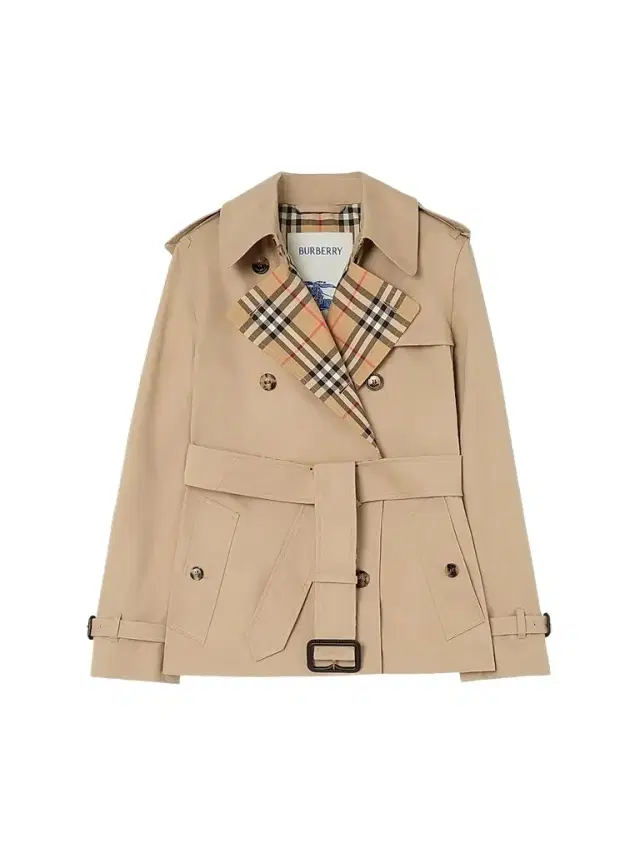 Burberry Women's Cotton Lakefield Trench Jacket - Honey