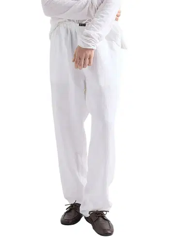 Prada Men's Linen Pants - White - Size Medium | Thumbnail 3