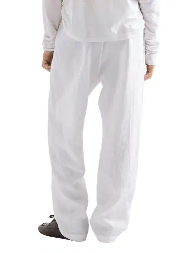 Prada Men's Linen Pants - White - Size Medium | Thumbnail 4