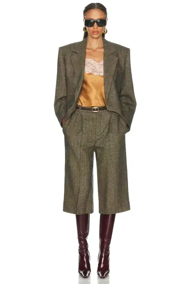 Saint Laurent Wool Tailored Bermuda Short | Thumbnail 5