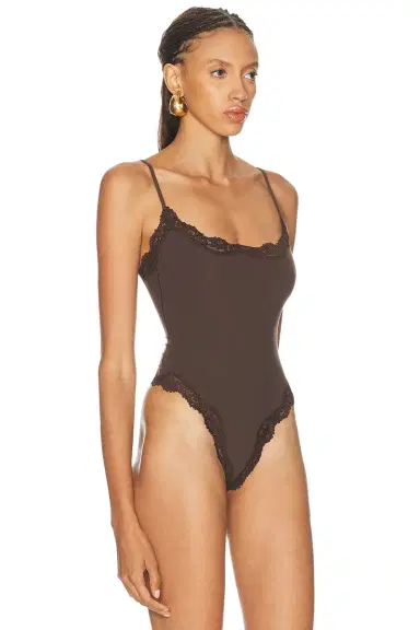Skims Fits Everybody Lace Cami Bodysuit | Thumbnail 3