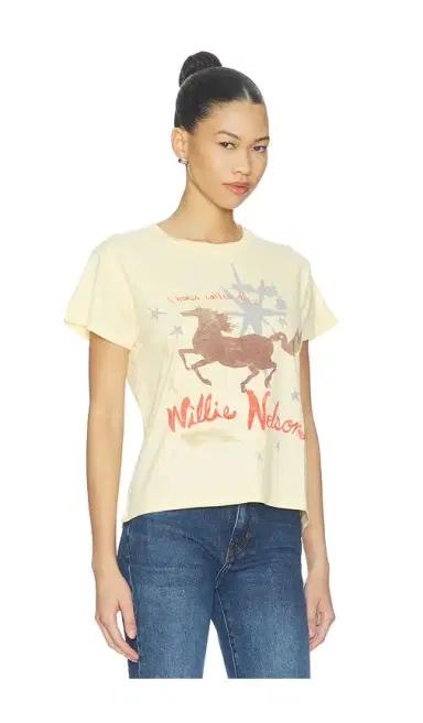 DAYDREAMER Willie Nelson Horse Called Music Solo Tee | Thumbnail 2 DAYDREAMER Willie Nelson Horse Called Music Solo Tee | Thumbnail 2
