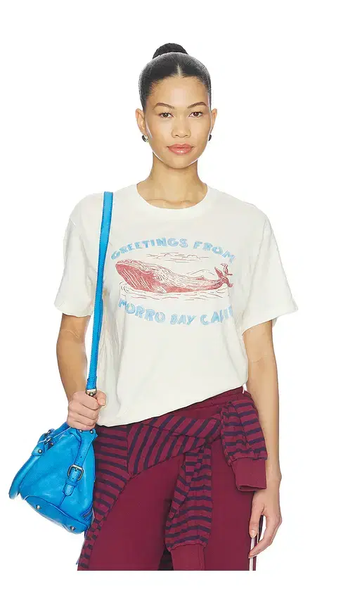 DAYDREAMER Greetings From Morro Bay Burnout Boyfriend Tee