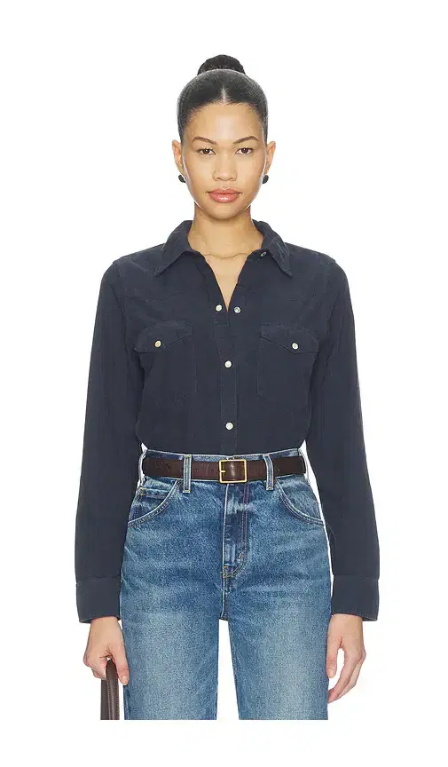 Nili Lotan Travis Corduroy Shirt