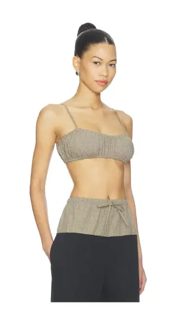 Matthew Bruch Bubble Bandeau Crop Top | Thumbnail 2