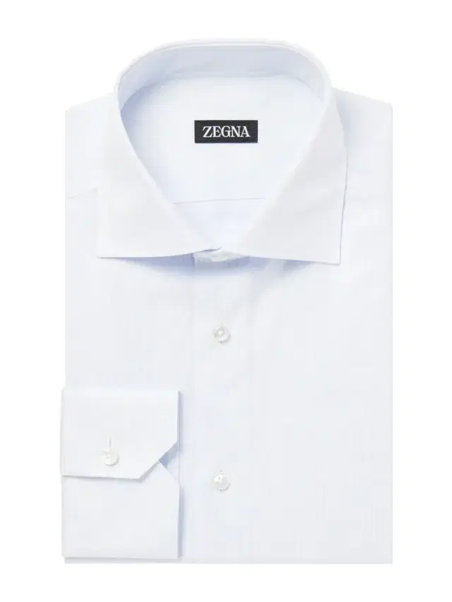 Zegna Striped Cotton-Poplin Shirt - Men