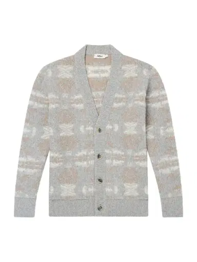 Altea Virgin Wool-Jacquard Cardigan - Men | Thumbnail 1