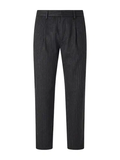 Barena Straight-Leg Pleated Pinstriped Wool-Blend Trousers - Men | Thumbnail 1