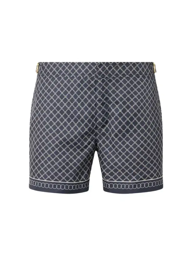 Orlebar Brown Setter Tessoro Straight-Leg Mid-Length Printed Swim Shorts - Men