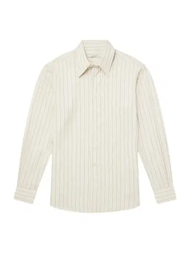 Husbands Striped Cotton and Lyocell-Blend Poplin Shirt - Men | Thumbnail 1