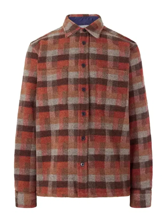 Portuguese Flannel Agripa Checked Wool-Flannel Overshirt - Men