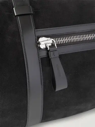 Tom Ford Buckley Leather-Trimmed Suede Holdall - Men | Thumbnail 5
