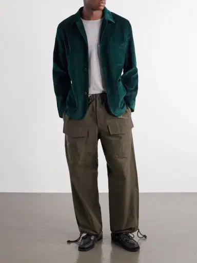 Portuguese Flannel Labura Cotton-Corduroy Overshirt - Men | Thumbnail 2