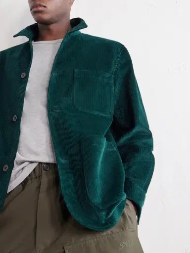 Portuguese Flannel Labura Cotton-Corduroy Overshirt - Men | Thumbnail 6