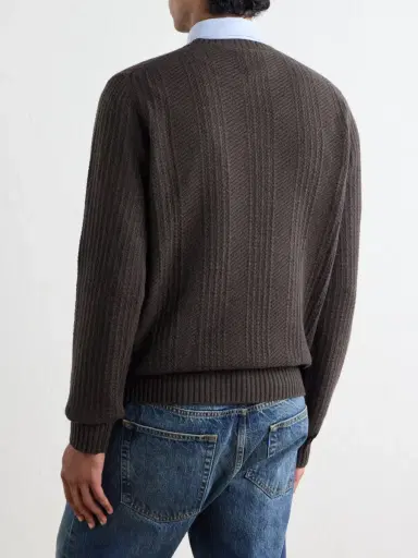 Altea Wool and Cashmere-Blend Sweater - Men | Thumbnail 4