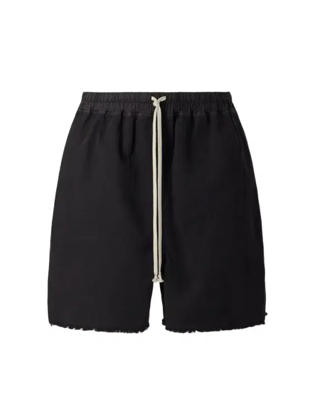 DRKSHDW by Rick Owens Straight-Leg Frayed Cotton-Canvas Shorts - Men