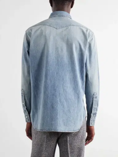 Husbands Denim Shirt - Men | Thumbnail 4 Husbands Denim Shirt - Men | Thumbnail 4
