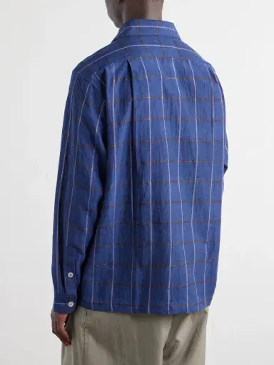 Kartik Research Checked Cotton-Canvas Shirt - Men | Thumbnail 4 Kartik Research Checked Cotton-Canvas Shirt - Men | Thumbnail 4