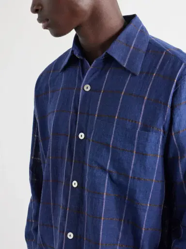 Kartik Research Checked Cotton-Canvas Shirt - Men | Thumbnail 5 Kartik Research Checked Cotton-Canvas Shirt - Men | Thumbnail 5