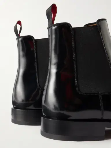 Christian Louboutin Choucair Leather Chelsea Boots - Men | Thumbnail 4