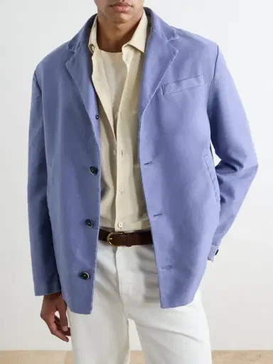Barena Cotton-Satin Blouson - Men | Thumbnail 5