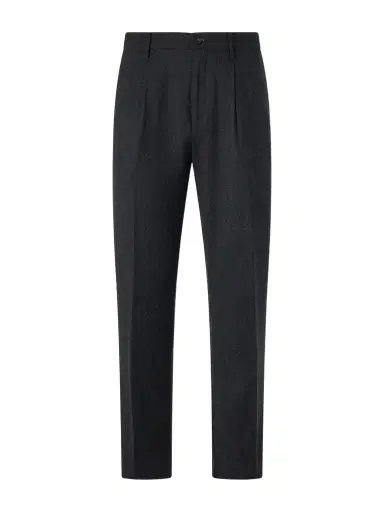 Canali Straight-Leg Wool-Flannel Trousers - Men | Thumbnail 1