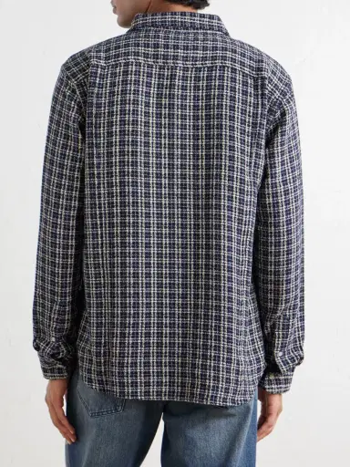 Corridor Reverse Checked Cotton-Tweed Shirt - Men | Thumbnail 4 Corridor Reverse Checked Cotton-Tweed Shirt - Men | Thumbnail 4