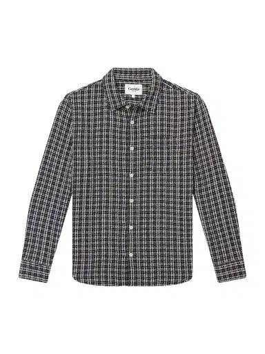 Corridor Reverse Checked Cotton-Tweed Shirt - Men | Thumbnail 1 Corridor Reverse Checked Cotton-Tweed Shirt - Men | Thumbnail 1