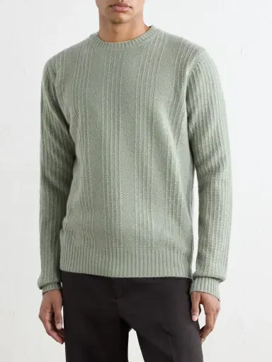 Altea Wool and Cashmere-Blend Sweater - Men | Thumbnail 3