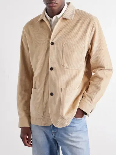 Portuguese Flannel Labura Cotton-Corduroy Overshirt - Men | Thumbnail 3