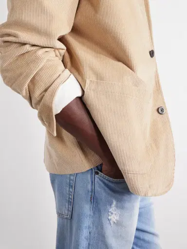 Portuguese Flannel Labura Cotton-Corduroy Overshirt - Men | Thumbnail 5