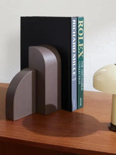 ASSOULINE Cubist Leather Bookend - Men | Thumbnail 2