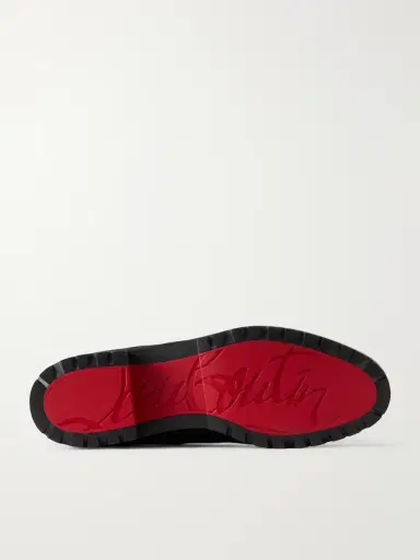 Christian Louboutin Carvenos Suede Chelsea Boots - Men | Thumbnail 3