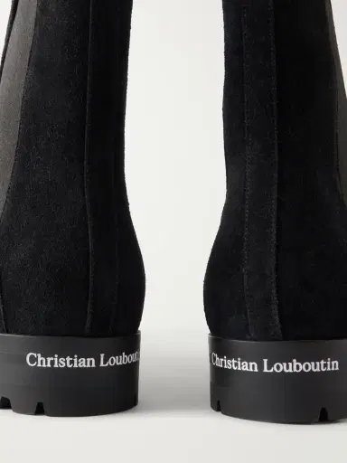 Christian Louboutin Carvenos Suede Chelsea Boots - Men | Thumbnail 5