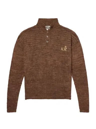 Kartik Research Logo-Embroidered Silk Polo Sweater - Men | Thumbnail 1