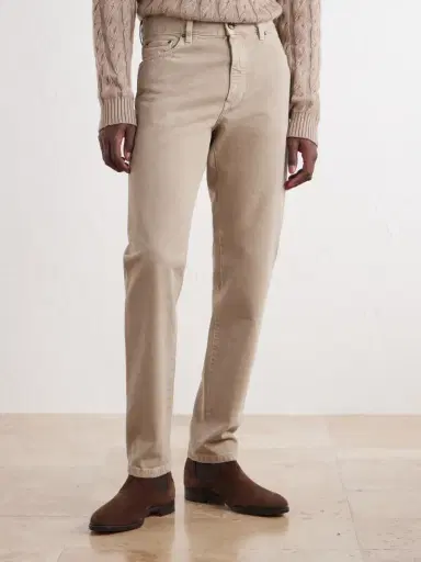Zegna Roccia Slim-Fit Garment-Dyed Jeans - Men | Thumbnail 3 Zegna Roccia Slim-Fit Garment-Dyed Jeans - Men | Thumbnail 3