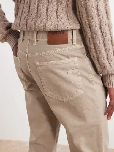 Zegna Roccia Slim-Fit Garment-Dyed Jeans - Men | Thumbnail 5 Zegna Roccia Slim-Fit Garment-Dyed Jeans - Men | Thumbnail 5