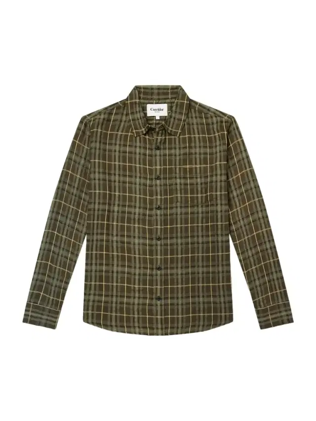 Corridor Crinkled Checked Cotton-Blend Shirt - Men