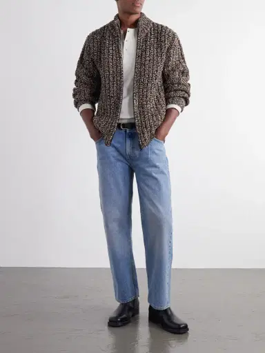 Altea Wool-Blend Zip-Up Cardigan - Men | Thumbnail 2