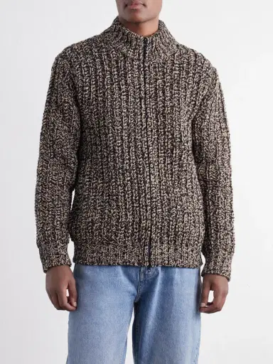 Altea Wool-Blend Zip-Up Cardigan - Men | Thumbnail 3