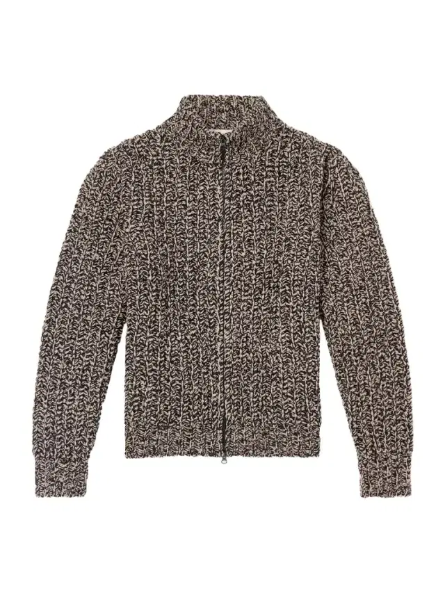 Altea Wool-Blend Zip-Up Cardigan - Men