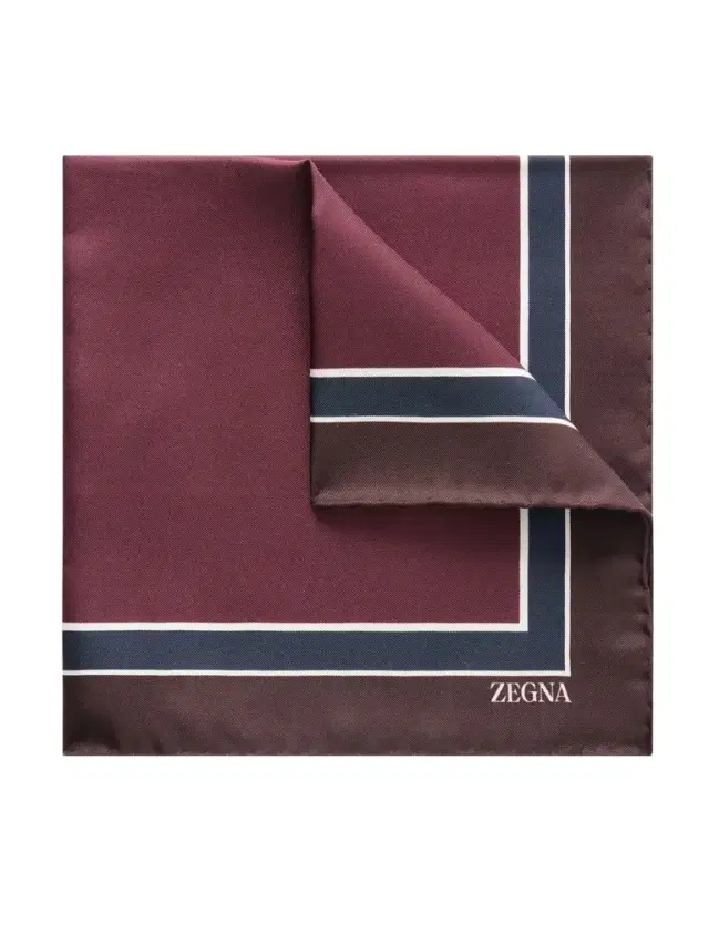 Zegna Printed Silk-Twill Pocket Square - Men