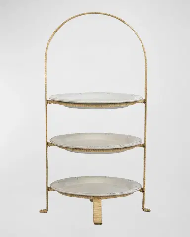 Juliska Provence Rattan 3-Tiered Server | Thumbnail 3