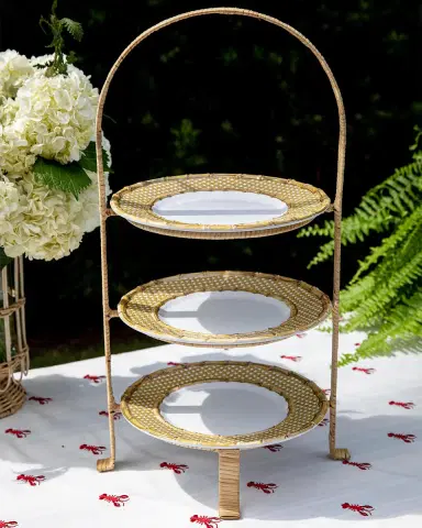 Juliska Provence Rattan 3-Tiered Server | Thumbnail 5