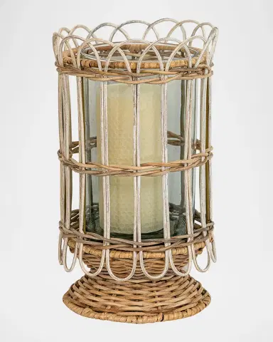 Juliska Provence Rattan 11.5" Hurricane | Thumbnail 2 Juliska Provence Rattan 11.5" Hurricane | Thumbnail 2