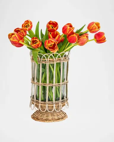 Juliska Provence Rattan 11.5" Hurricane | Thumbnail 3 Juliska Provence Rattan 11.5" Hurricane | Thumbnail 3